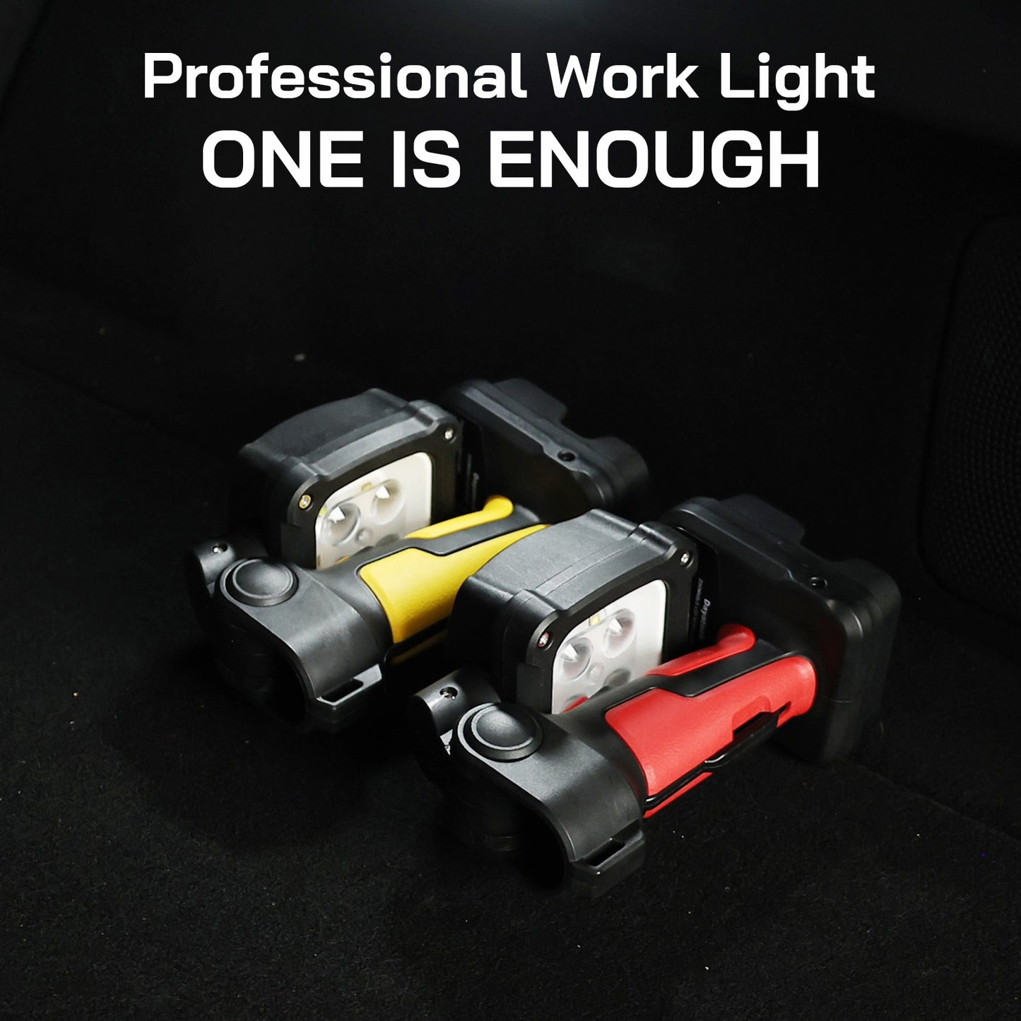 DAYATECH DY-363Z · 3,000-Lumen Zoomable LED Work Light — 548-Yard Spot Throw