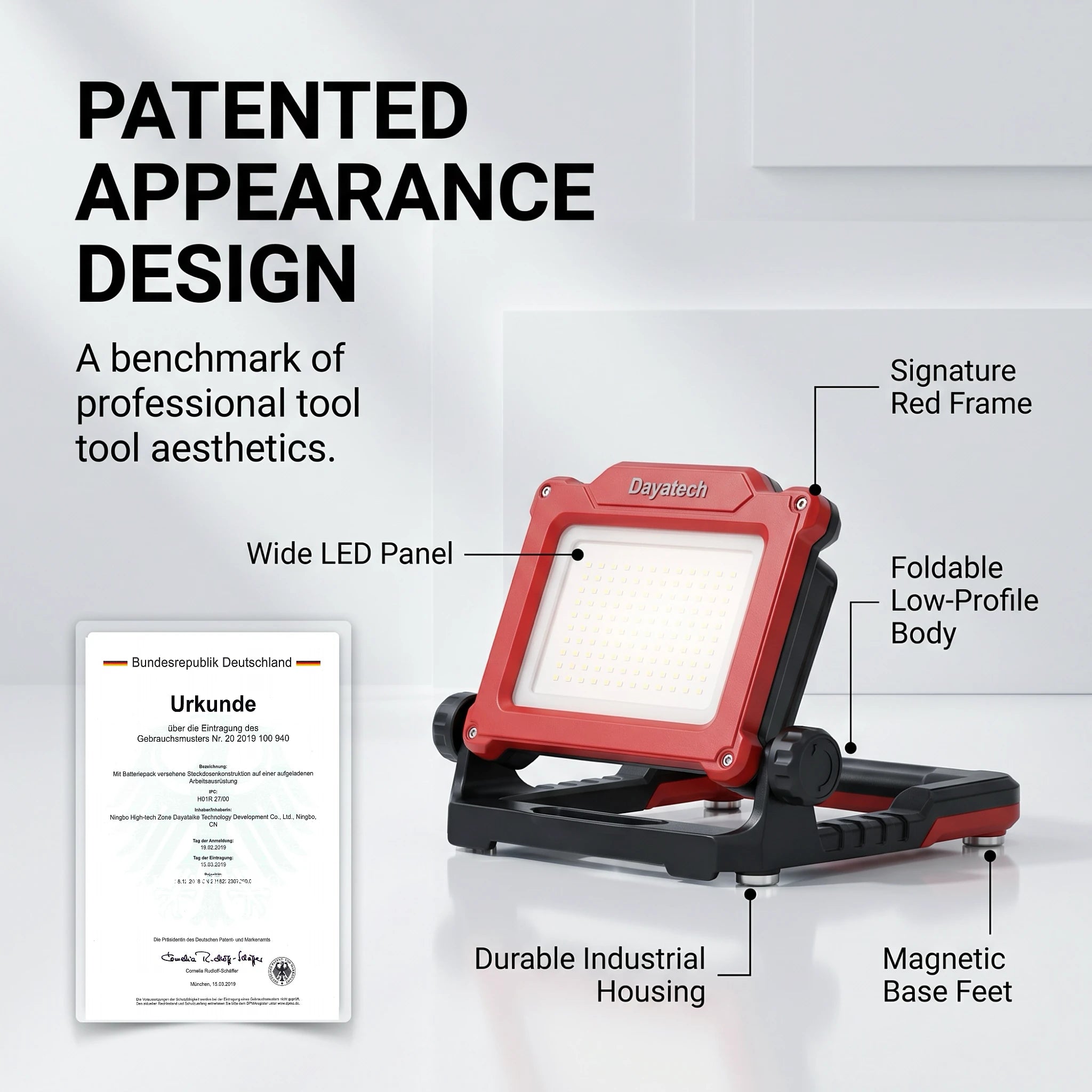 DY-363B patented appearance, German Utility Patent design