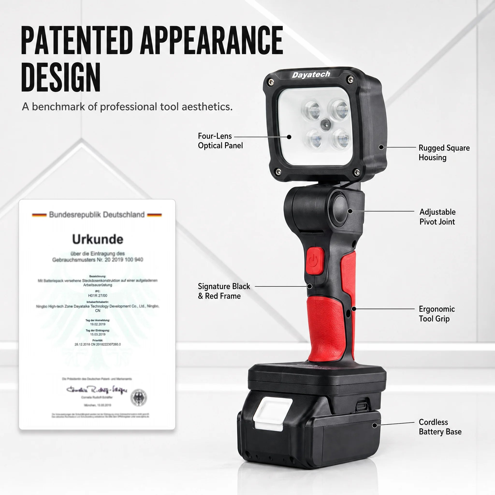 DY-363Z patented appearance, German Utility Patent design